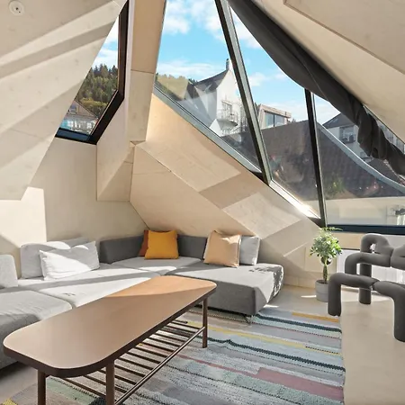 Bryggen Penthouse I New 2021 I Free Parking Bergen